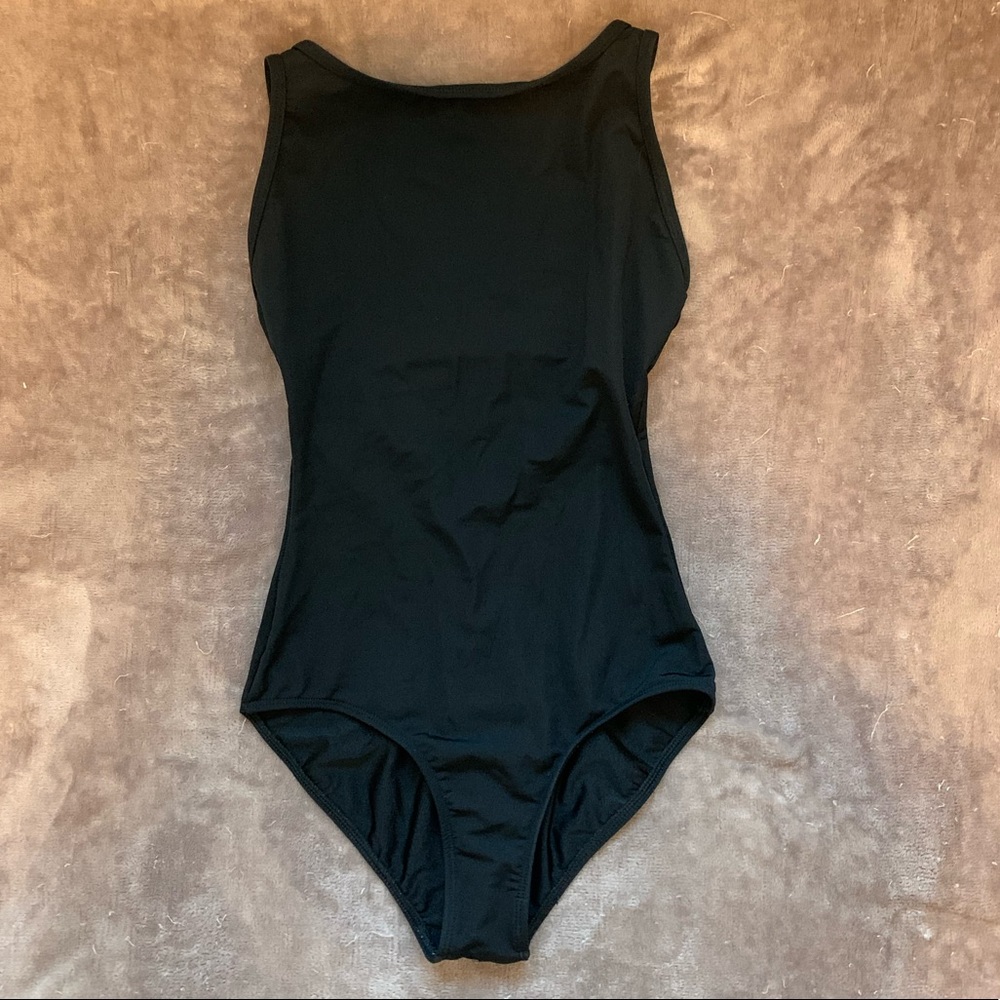 MARIIA “Anja” Black Tank Ballet Leotard Size Small